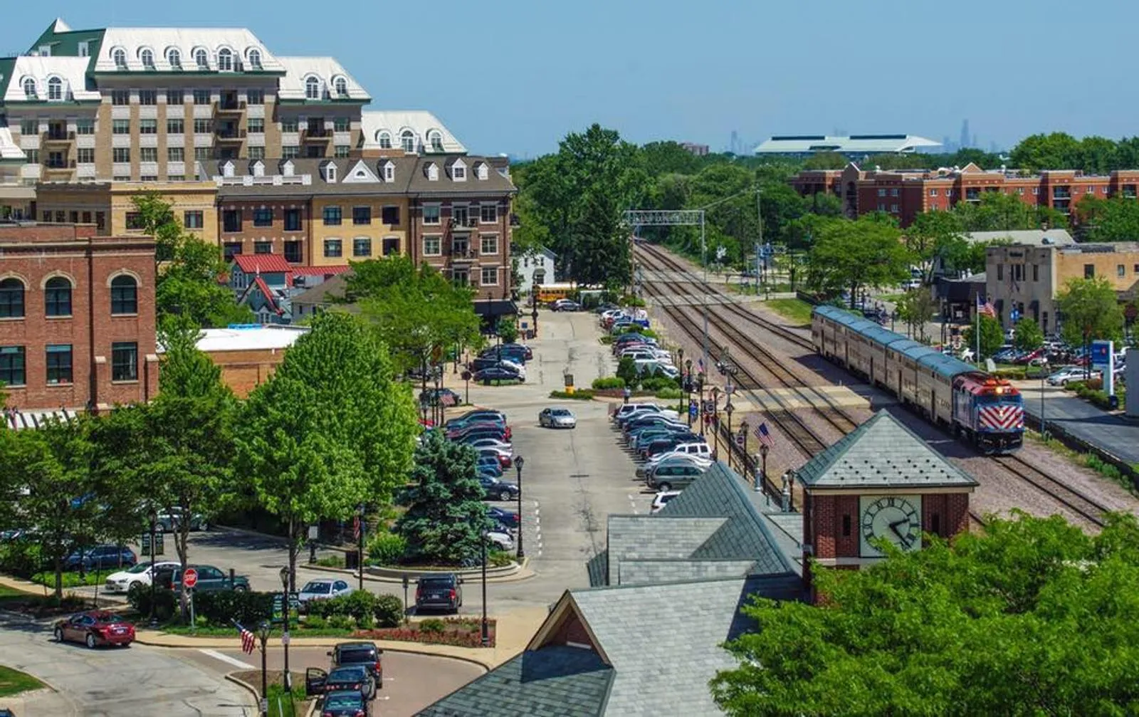 Downtown Palatine — the community McGrady Orthodontics calls home
